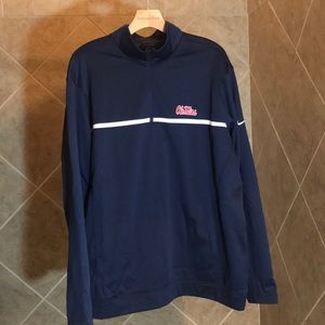 Ole Miss Nike Golf Half Zip Pullover. Size XL